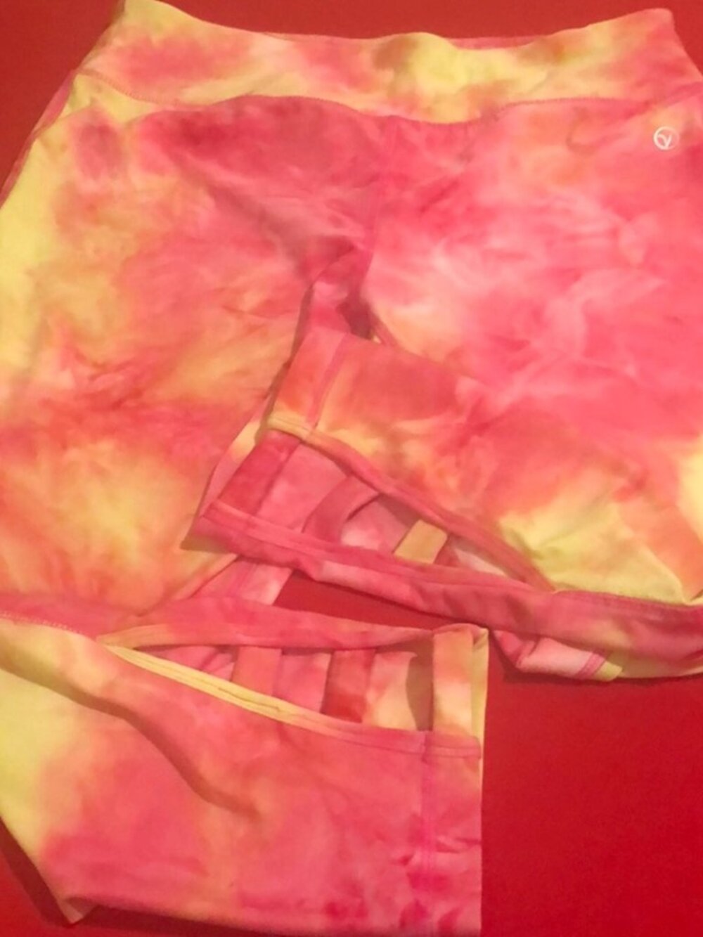 🟡 CUTE COLORFUL YOGA PANTS (L)